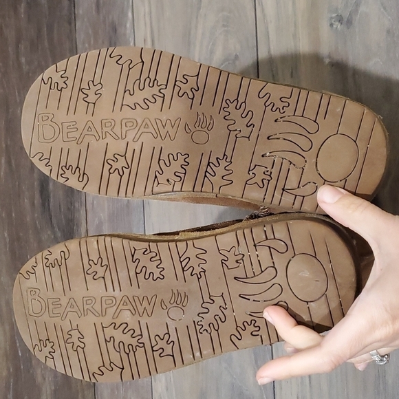 Bearpaw Womens Tall Fur Suede boots shoes sz 7 - Picture 11 of 14